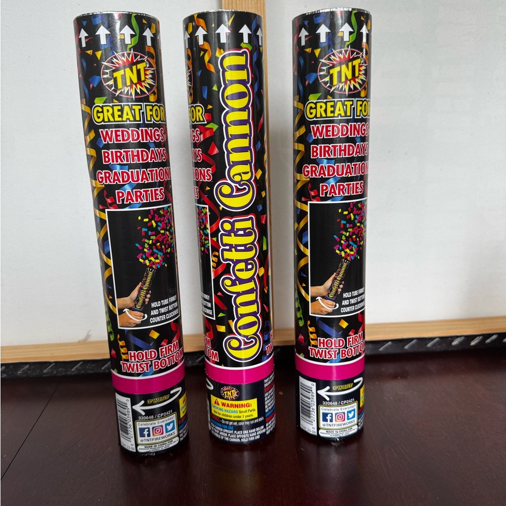 Confetti Cannon - Colorful Party Supplies